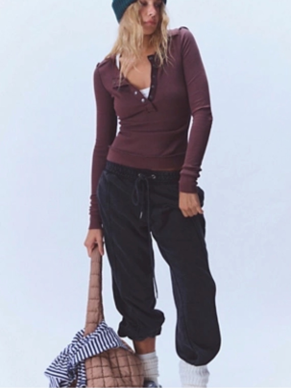 FP Movement by Free People Rally Rib Henley - Picture 3 of 15